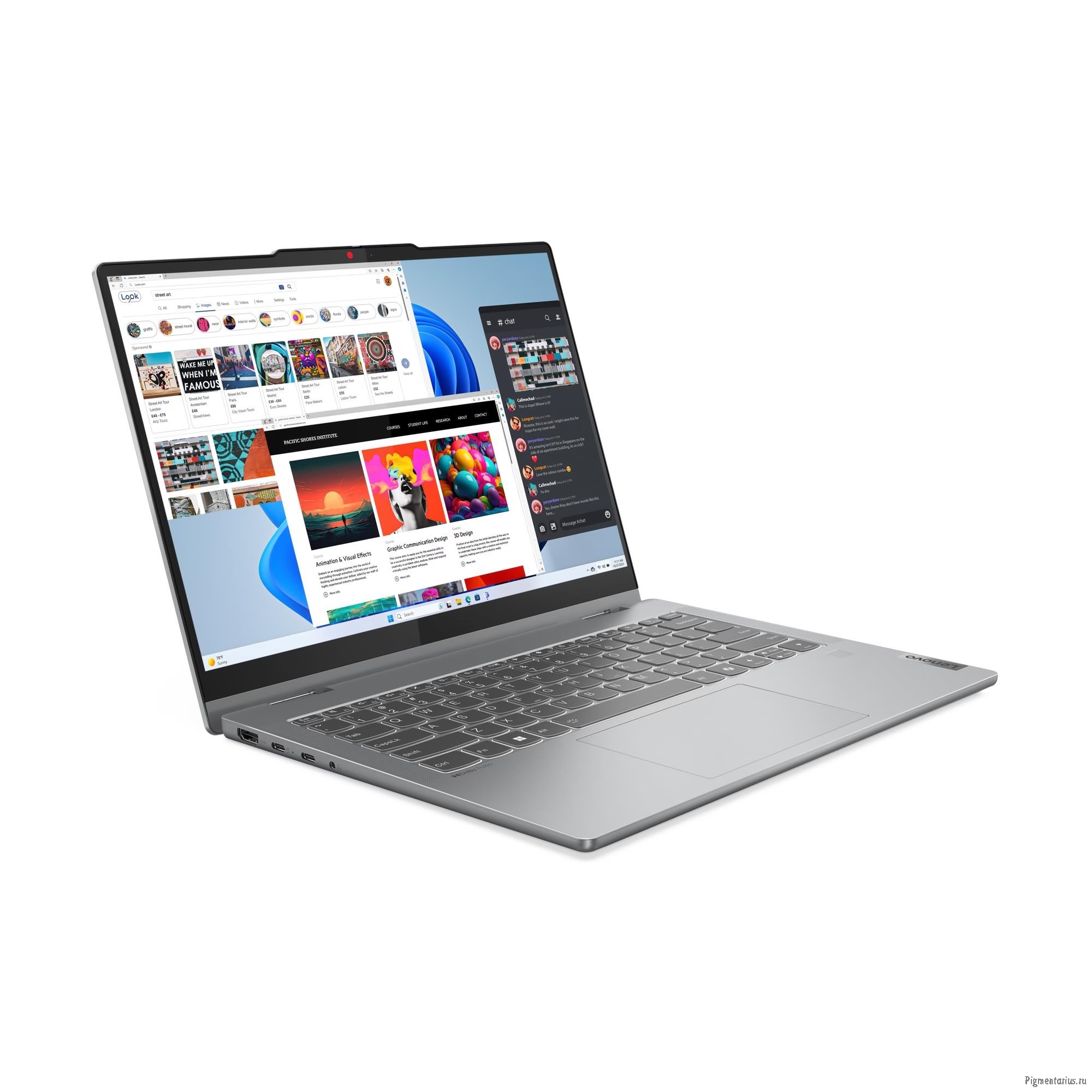 Lenovo IdeaPad 5 2-in-1 14IRH9 [83KX007XRK] Grey  14" {IPS Touch WUXGA  i5 13420H/ 16Gb/ SSD1Tb/ Int