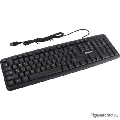 Exegate EX279938RUS Клавиатура Exegate LY-331L2, <USB, шнур 2,2м, черная,  104кл, Enter большой>, Co