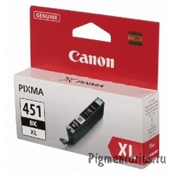 Canon CLI-451XLBK  6472B001 Картридж для PIXMA iP7240, MG5440, 6340, Черный, 4425стр.