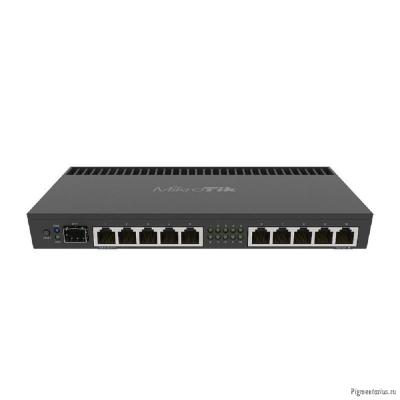 MikroTik RB4011iGS+RM  Маршрутизатор 1.4ГГц, 4 ядра, 1GB RAM, 512MB NAND, 10x 10/100/1000 LAN, 1 SFP