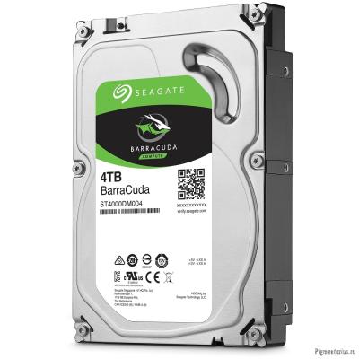 Жесткий диск Seagate BarraCuda (ST4000DM004) 4TB {Serial ATA III, 5400 rpm, 256mb buffer}