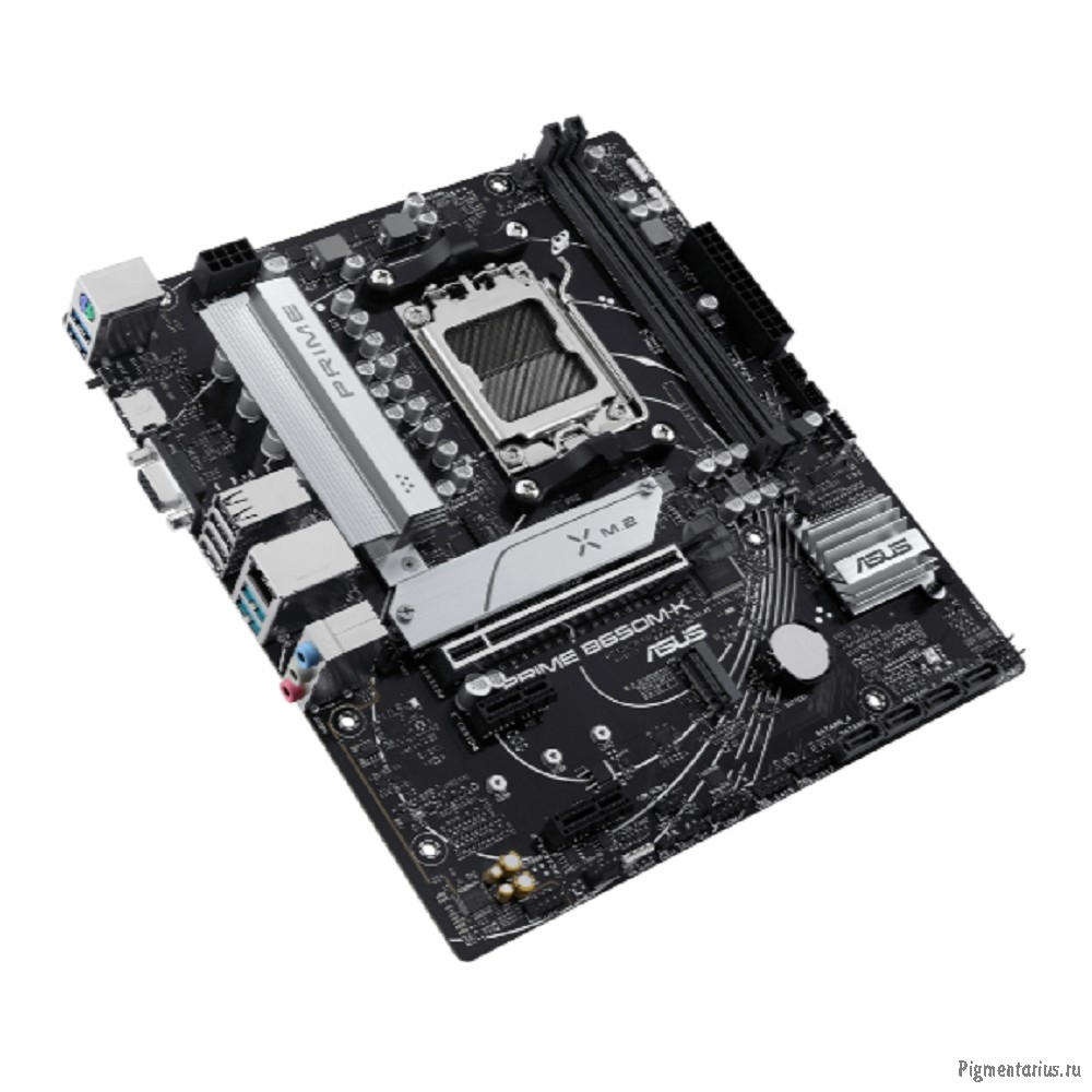ASUS PRIME B650M-K (Socket AM5, mATX, 2xDDR5(96GB), VGA/HDMI 2.1, 1xPCIe 4.0x16/2xPCIe 4.0, 1xLAN (2
