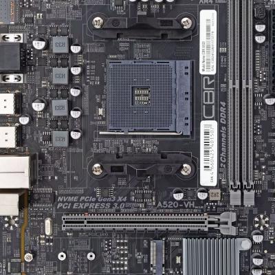 CBR A520 OEM { Chipset A520, Socket AM4, 2*DDR4, mATX, VGA+HDMI, 1*PCIEx16,1*PCIEx1,1*M.2(NVME & SAT