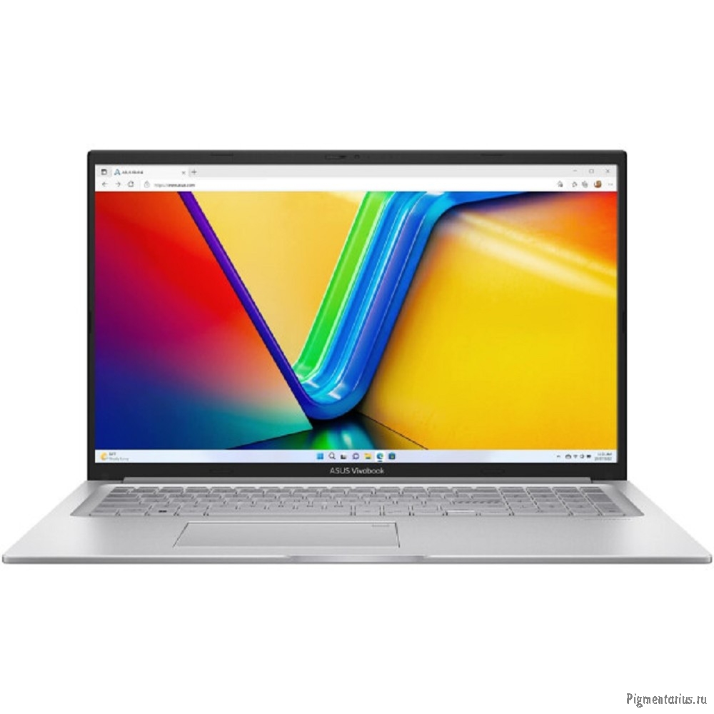 Ноутбук ASUS VivoBook 17 X1704V-AU482 [90NB10V1-M00H60] Silver 17.3"