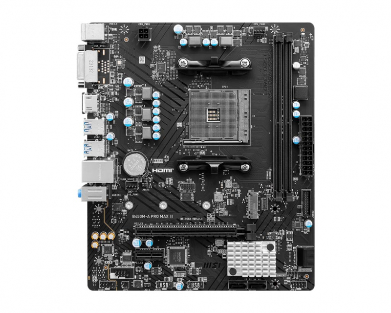 Материнская плата MSI B450M-A PRO MAX II 