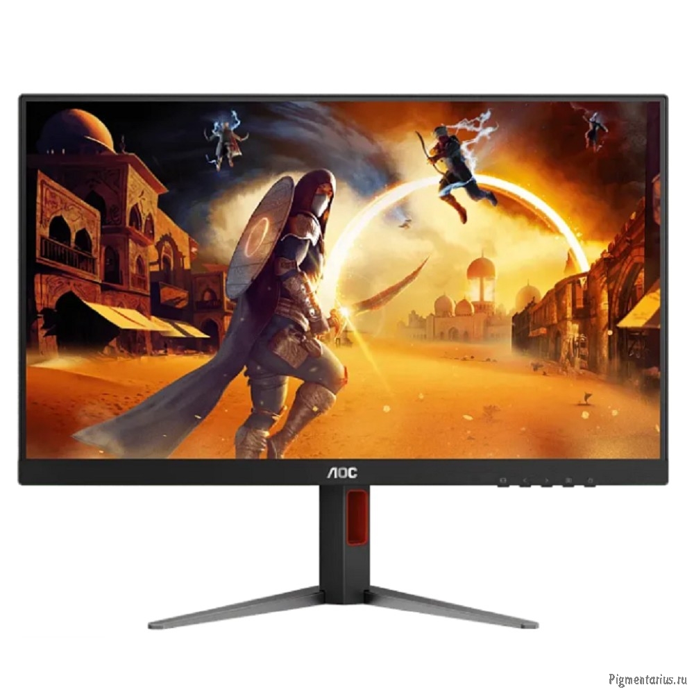 LCD AOC 27" Q27G4/D Black-Red с поворотом экрана {IPS 2560x1440 200Hz 0.3ms 178/178 450cd HDMI2.0 Di