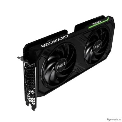 Видеокарта, PALIT, RTX4070 DUAL D6 12GB (4710562244700), (NE64070019K9-1048D), GDDR6, 192bit, 3-DP, 