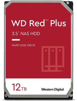 Жесткий диск WD Red Plus (WD120EFBX) 12TB {Serial ATA III, 7200- rpm, 256Mb, 3.5"}