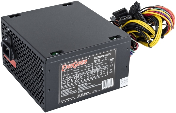 Блок питания Exegate ATX-500NPX EX224734RUS / 251771 OEM ATX 500W