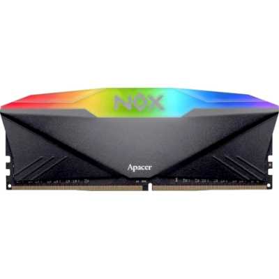 Apacer DDR4 DIMM 8GB AH4U08G32C28YNBAA-1 PC4-25600, 3200MHz, CL16, NOX RGB Series