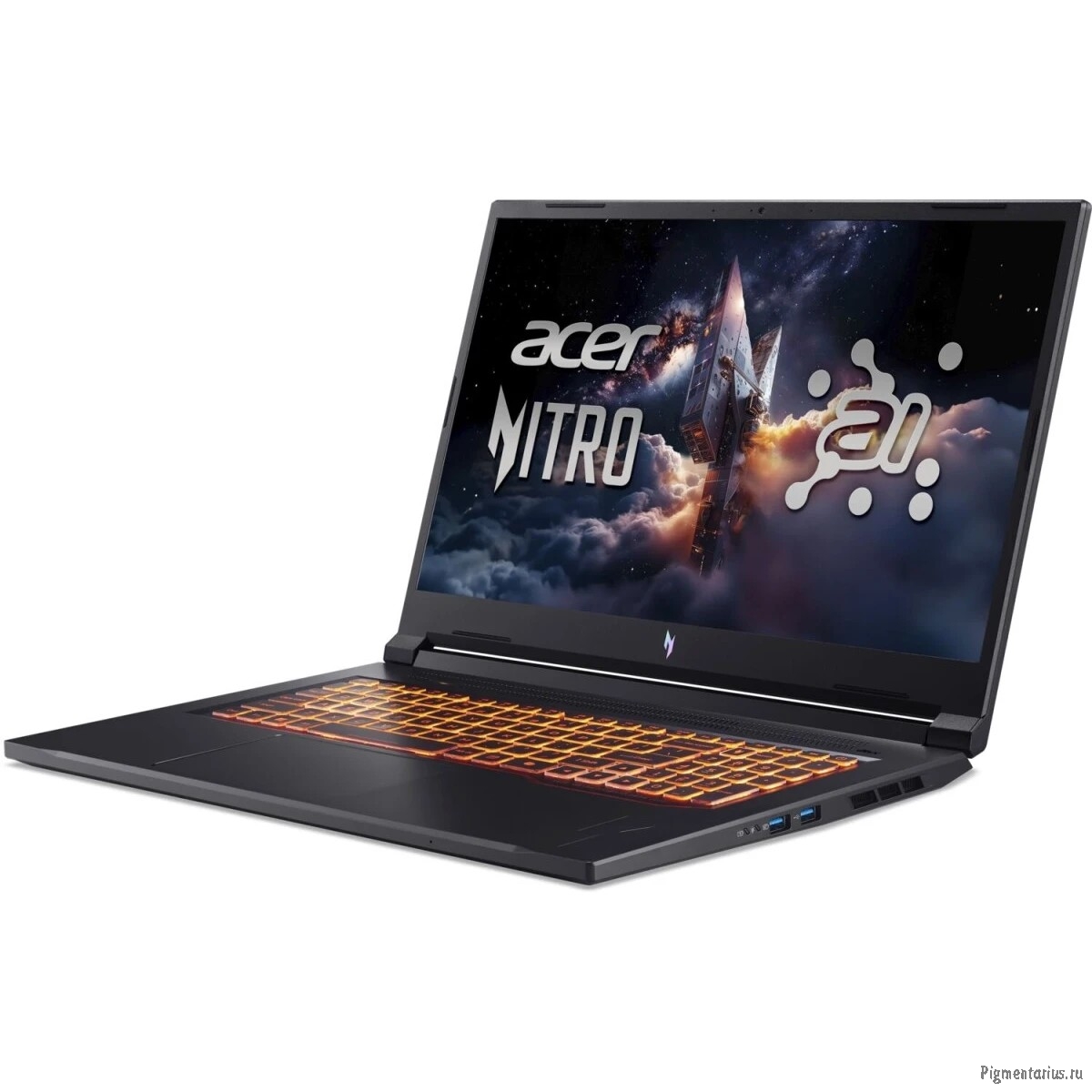 Acer Nitro V 17 AI ANV17-41-R6A6 [NH.QYVCD.005] Black 17.3" {FHD Ryzen 7 260 /16Gb/ SSD1Tb /RTX 5060