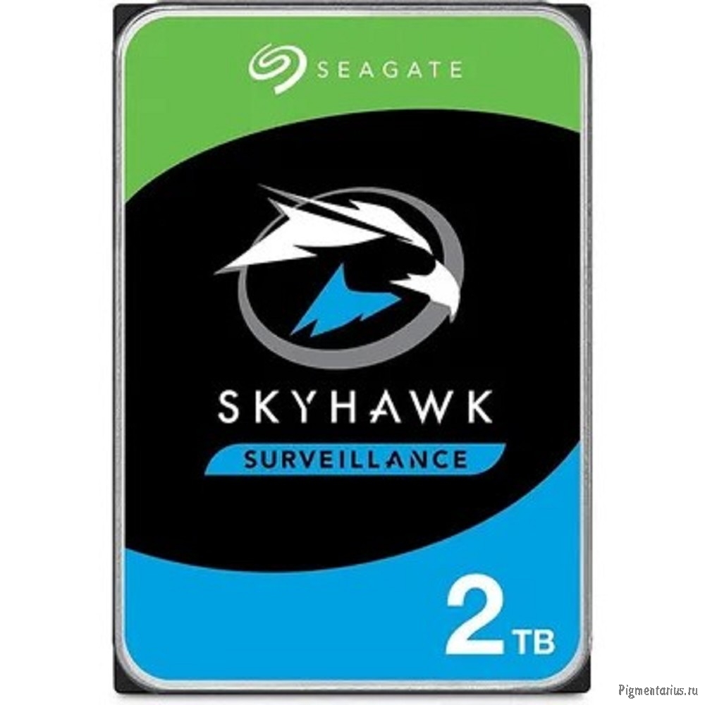 2TB Seagate Skyhawk (ST2000VX017) {Serial ATA III, 5400 rpm, 256mb, для видеонаблюдения}