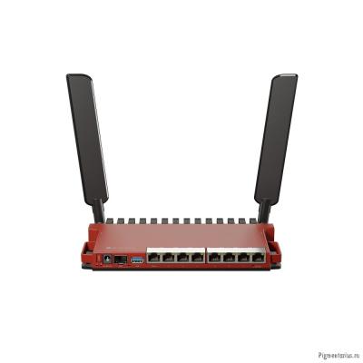 MikroTik L009UiGS-2HaxD-IN Маршрутизатор Wi-Fi 6, 2.4Ггц, 8*1Gbit, 1*SFP 2.5Gbit