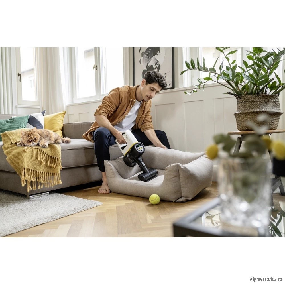 Karcher VC 4 Cordless myHome Pet (White) Пылесос [1.198-633.0]