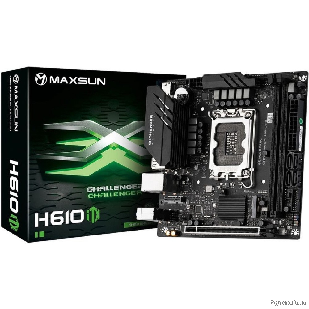 Материнская плата MAXSUN MS-Challenger H610ITX 2LAN V3