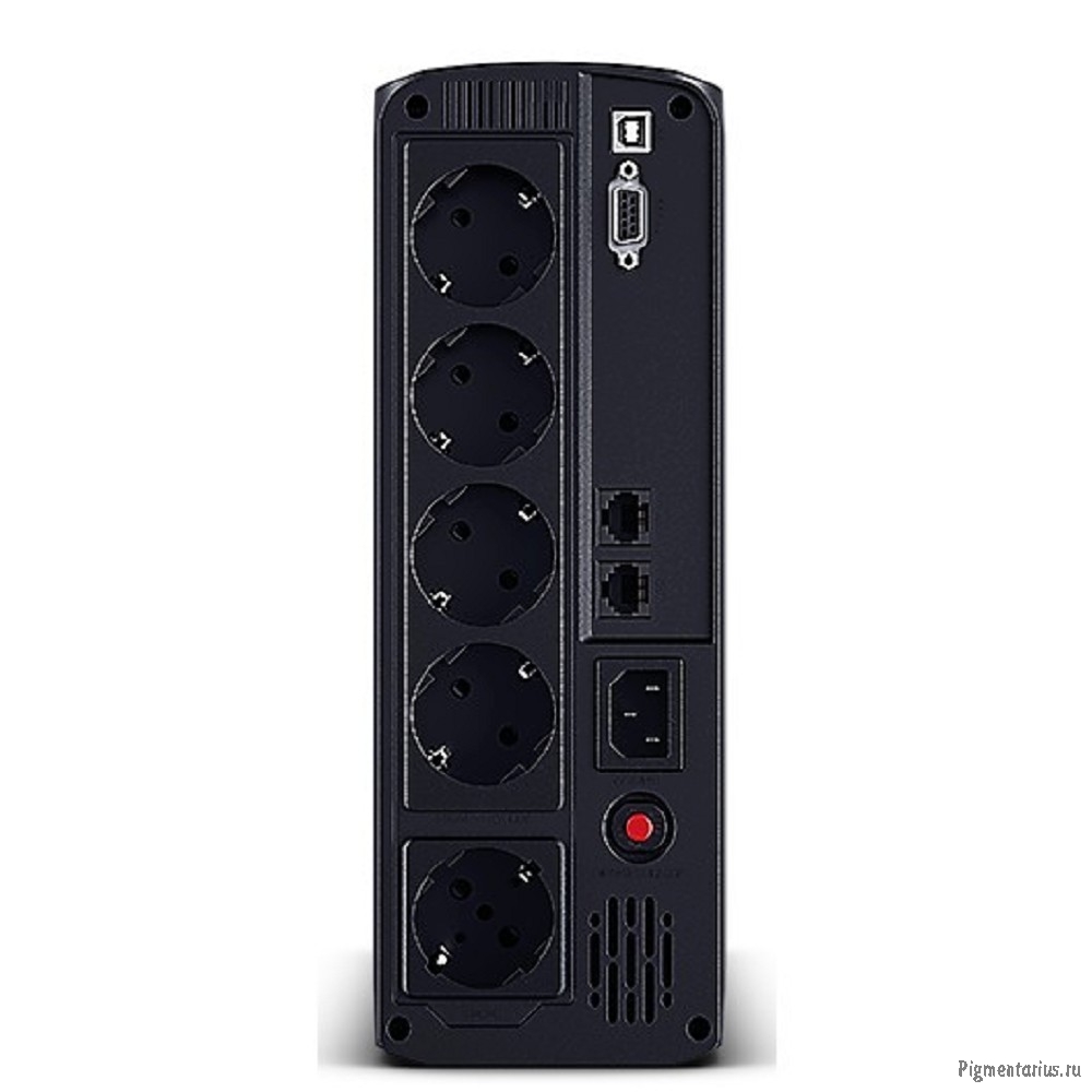 CyberPower VP1600ELCD ИБП {Line-Interactive, Tower, 1600VA/960W USB/RS-232/RJ11/45  (4 + 1 EURO), 12