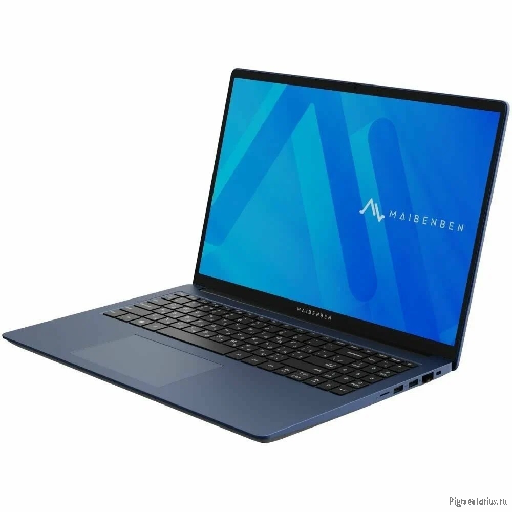 Maibenben M647 [M6471SF0HURE3] Blue 16" {WUXGA Ryzen 7 4800H/16Gb/512Gb SSD/W11Home/Mouse+Pad}