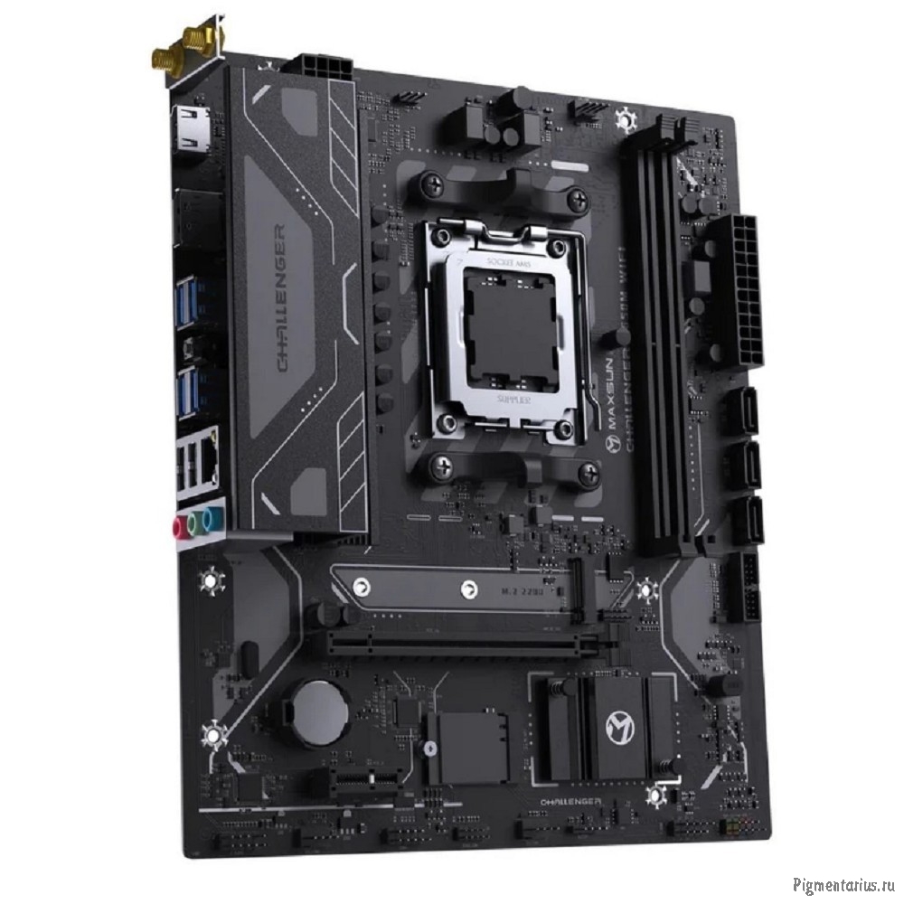 MAXSUN MS-Challenger B650M WIFI V2 (Socket AM5, mATX, 2*DDR5, DP/HDMI, 4*SATA3, 1*M.2, 1*PCIEx16/1*P