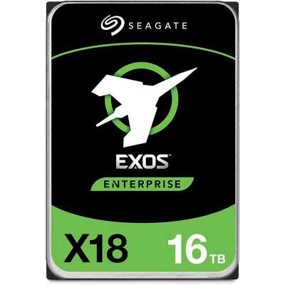 16TB Seagate Exos X18 (ST16000NM000J) {SAS 12Gb/s, 7200 rpm, 256mb buffer, 3.5"}