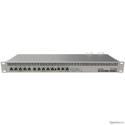 MikroTik RB1100DX4 Dude Edition Маршрутизатор, в стойку, 13x 1G Ethernet, 2x SATA3, 2x M.2, 60Gb SSD