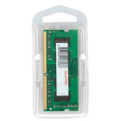 QUMO DDR4 SODIMM 8GB QUM4S-8G3200P22 PC4-25600, 3200MHz OEM/RTL