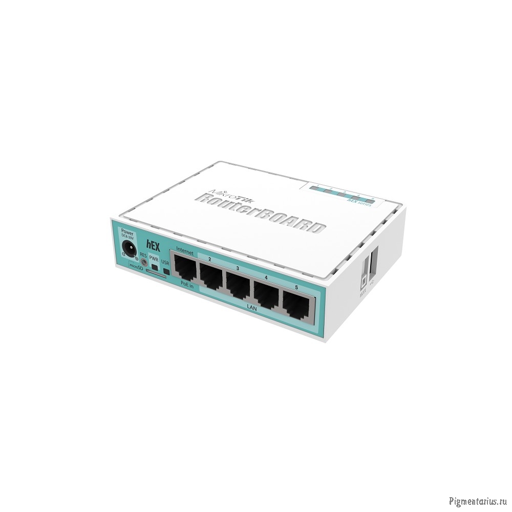 MikroTik RB750Gr3 hEX Маршрутизатор гигабитный высокопроизводительный Ethernet with power supply and