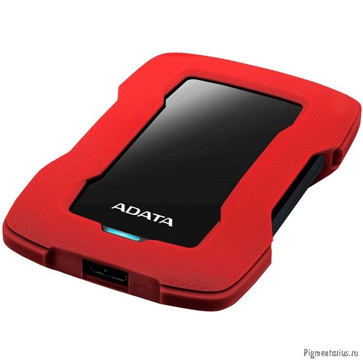 A-Data Portable HDD 1Tb HD330 AHD330-1TU31-CRD {USB 3.1, 2.5", Red}  Противоударный