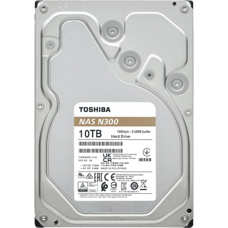 Toshiba N300 NAS 10Tb (HDWG71AXZSTA)