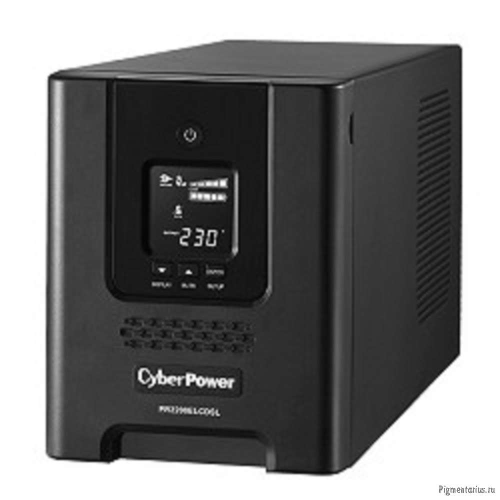CyberPower PR2200ELCDSL ИБП {Line-Interactive, Tower, 2200VA/1980W USB/RS-232/EPO/SNMPslot (8 IEC С1