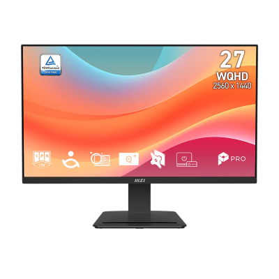 MSI PRO 27" MP273Q E7 черный {IPS 2560x1440 75Hz 250cd HDMI DisplayPort Ex}[9S6-3PB4CH-278]