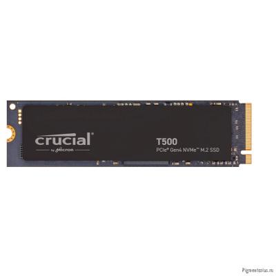 Твердотельный накопитель SSD Crucial T500 2TB PCIe Gen4 NVMe M.2 SSD CT2000T500SSD8