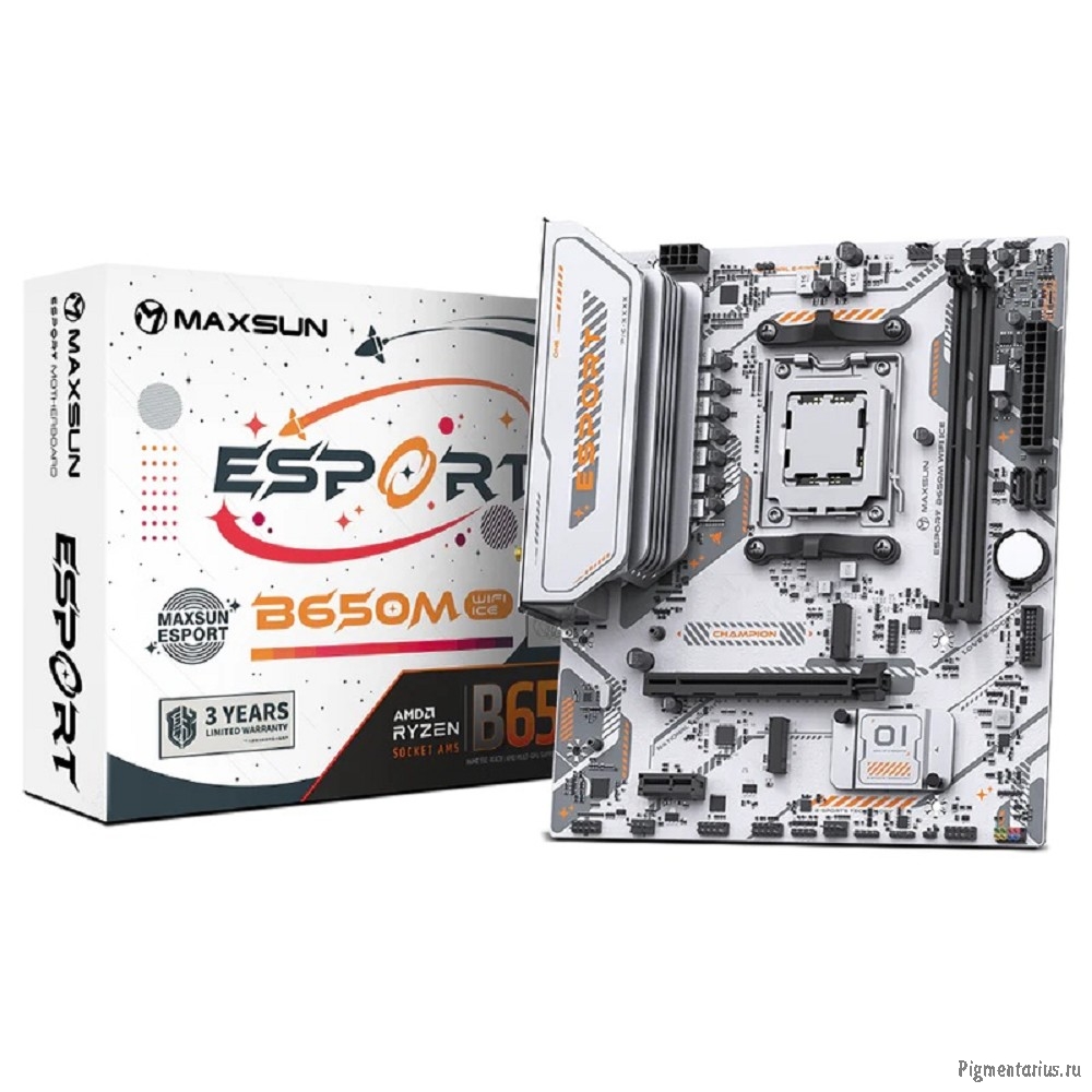 Материнская плата MAXSUN MS-eSport B650M WIFI6 ICE