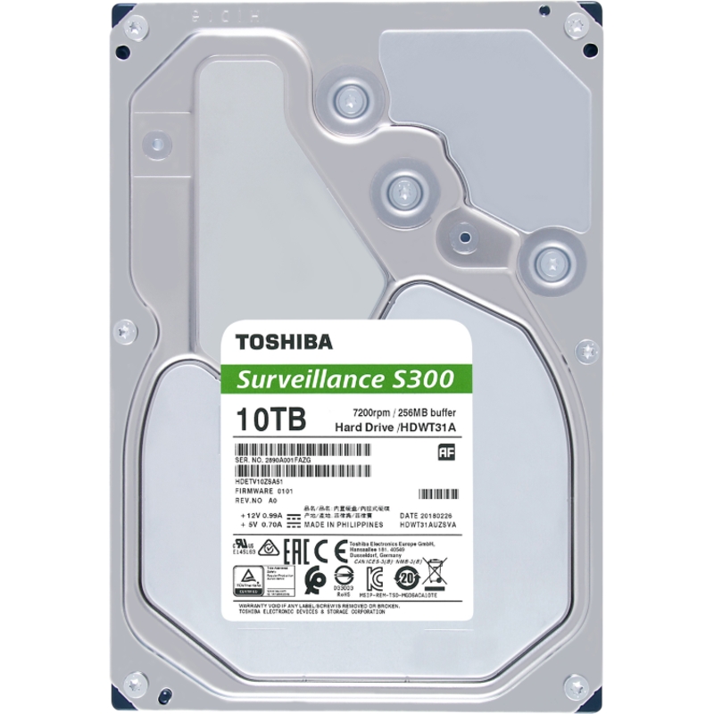Toshiba Surveillance S300 Pro 10Tb (MD10ADA10TV)