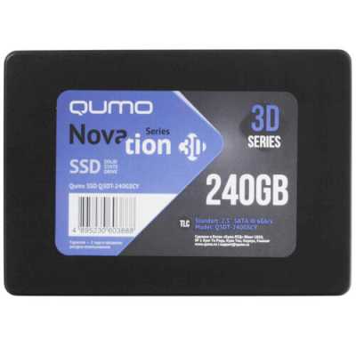 SSD накопитель QUMO Novation Q3DT-240GSCY SATA 240GB