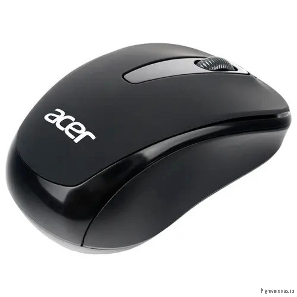 Acer OMR133 [ZL.MCEEE.01G] черный оптическая (1000dpi) беспроводная USB для ноутбука (2but)
