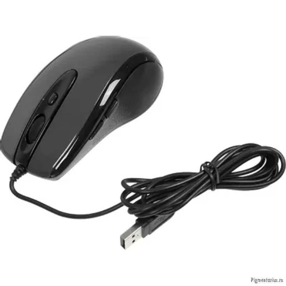 Мышь A4TECH V-Track Padless N-708X серый оптическая (1600dpi) USB (6but) [603731]