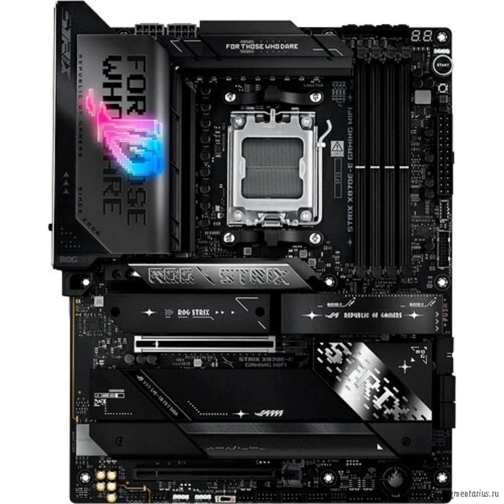 ASUS ROG STRIX X870E-E GAMING WIFI (Socket AM5, ATX, 4xDDR5(192GB), HDMI, 1xPCIe 5.0x16/1xPCIe 4.0x1