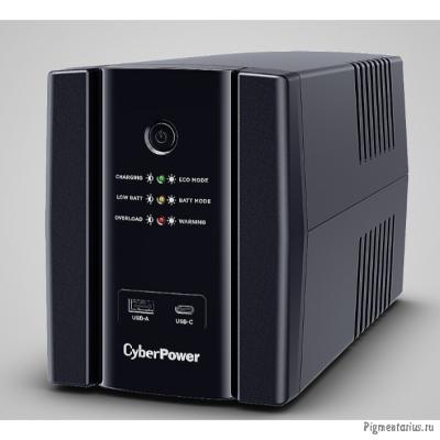 CyberPower UT2200EG ИБП {Line-Interactive, Tower, 2200VA/1320W USB/RJ11/45/USB charger A/C (4 EURO) 