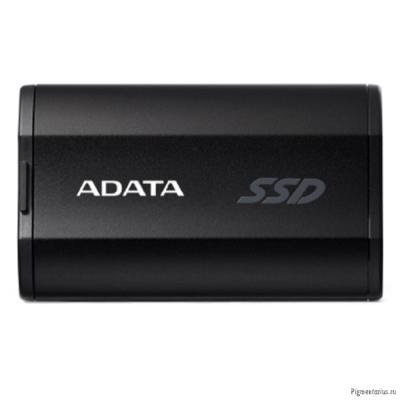 A-DATA Portable SSD 500GB External SD810Type-C, USB 3.2 Gen2x2, up to R/W 2000/2000 MB/s, SD810-500G
