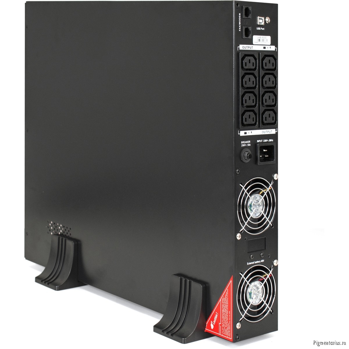 Exegate EP285645RUS ИБП Pure Sine Wave ExeGate SinePower UHB-3000.LCD.AVR.C13.RJ.USB.2U <3000VA/2400