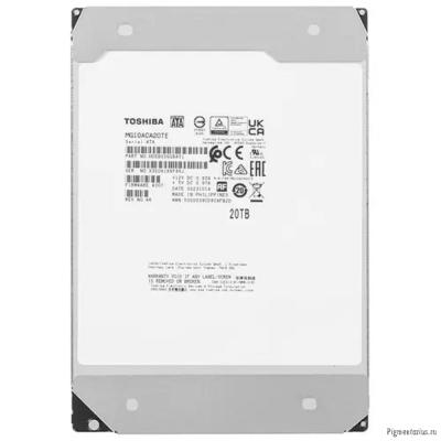 Жесткий диск Toshiba Server (MG10ACA20TE) 20TB {SATA, 7200 rpm, 512Mb buffer, 3.5"}