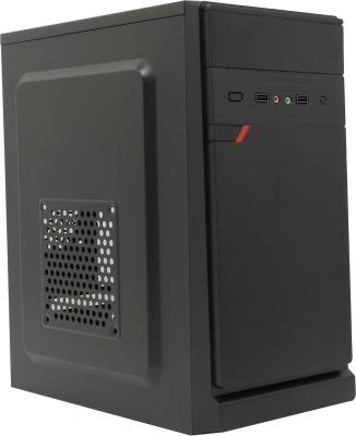 Корпус Exegate EX283057RUS Minitower ExeGate BAA-106 Black, mATX, <AAA350, 80mm>, 2*USB, Audio
