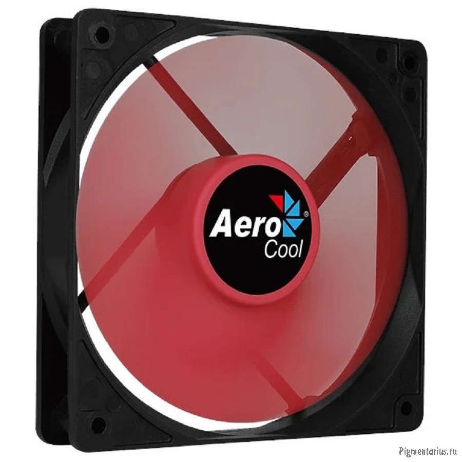 Fan Aerocool Force 12   120mm/ 4pin/ Red blade