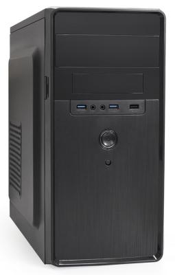 Exegate EX286429RUS Корпус Minitower ExeGate BA-309U2 (mATX, без БП, 1*USB+2*USB3.0, HD аудио, черны