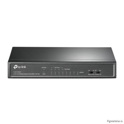 TP-Link TL-SF1008LP Настольный коммутатор с 8 портами 10/100 Мбит/с (4 порта PoE+)