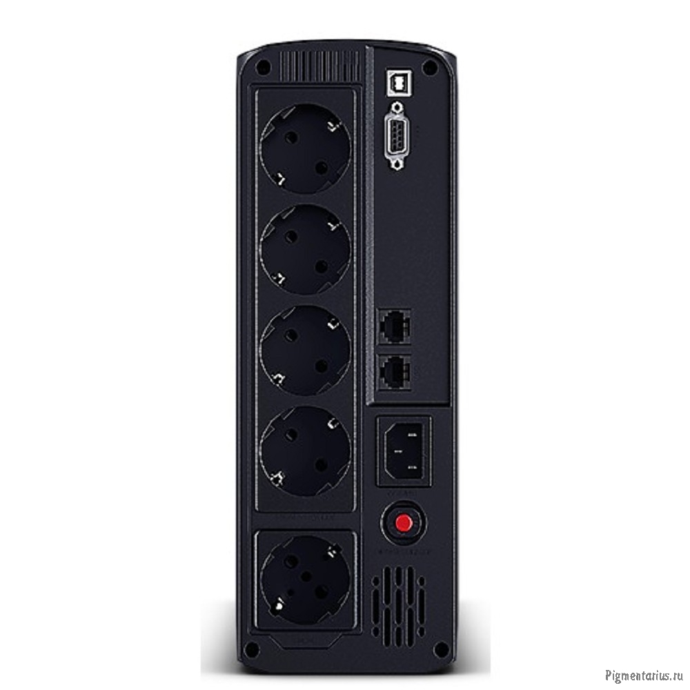 CyberPower VP1200ELCD ИБП {Line-Interactive, Tower, 1200VA/720W USB/RS-232/RJ11/45  (4 + 1 EURO), 12