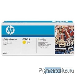 HP CE742A Картридж ,Yellow{Color LJ CP5225, Yellow, (7300стр.)}