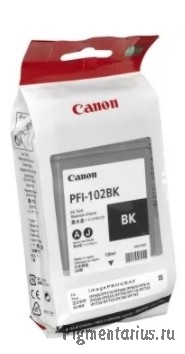 Canon PFI-102Bk 0895B001 Картридж для Canon iPF605/ iPF610/ iPF650/ iPF655/ iPF710/ iPF750/ iPF755/ 