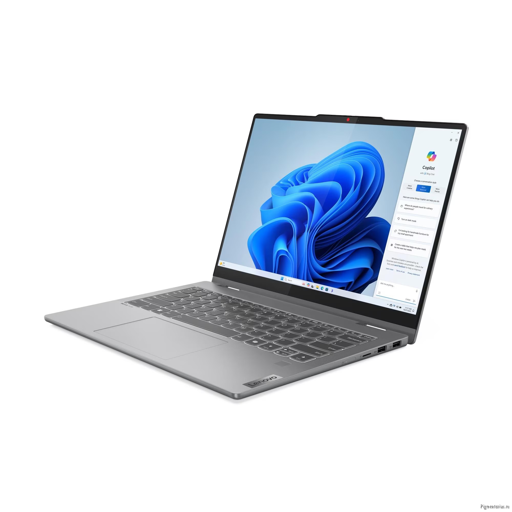 Lenovo IdeaPad 5 2-in-1 14IRH9 [83KX007XRK] Grey  14" {IPS Touch WUXGA  i5 13420H/ 16Gb/ SSD1Tb/ Int