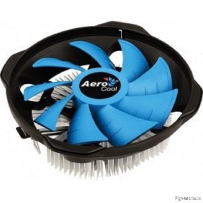 Cooler Aerocool BAS U-PWM Soc-FM2+/AM2+/AM3+/AM4/1150/1151/1155/ 4-pin 15-26dB Al 110W 361gr Ret